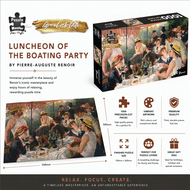 将图像加载到画廊查看器中，Great Artists 1000 Piece Puzzle - Renoir
