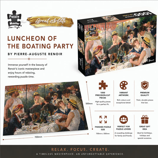 Great Artists 1000 Piece Puzzle - Renoir