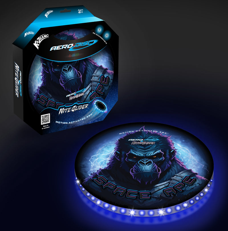 Load image into Gallery viewer, Aero Disc Nite Glider - Space Ape
