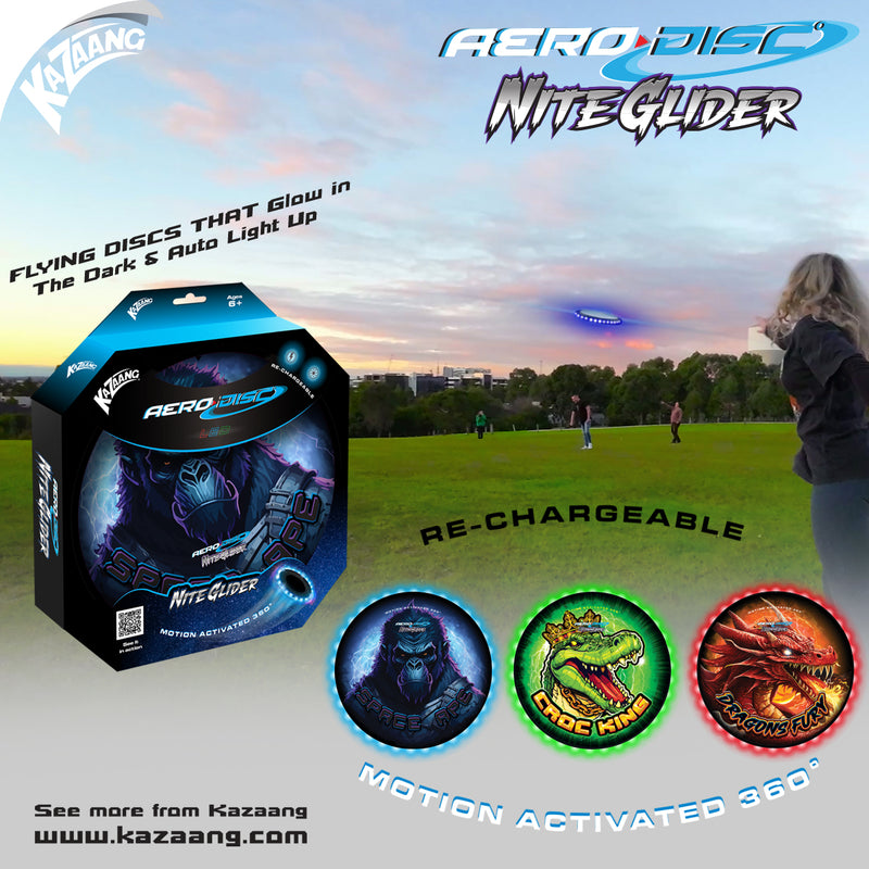 Load image into Gallery viewer, Aero Disc Nite Glider - Space Ape
