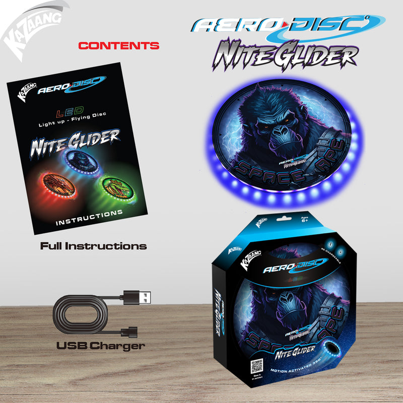 Load image into Gallery viewer, Aero Disc Nite Glider - Space Ape
