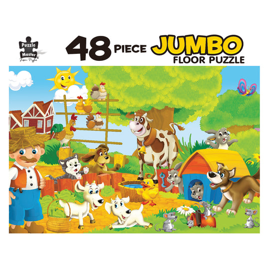 48-Piece Jumbo Puzzles Farm Hands
