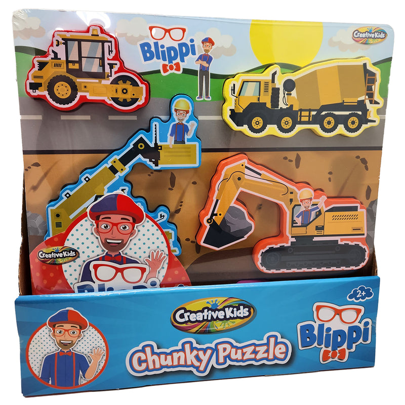 Load image into Gallery viewer, Blippi Wooden Puzzle PDQ
