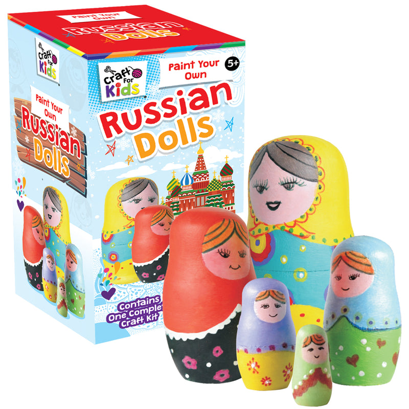 Load image into Gallery viewer, Paint Your Own Matryoshka Dolls
