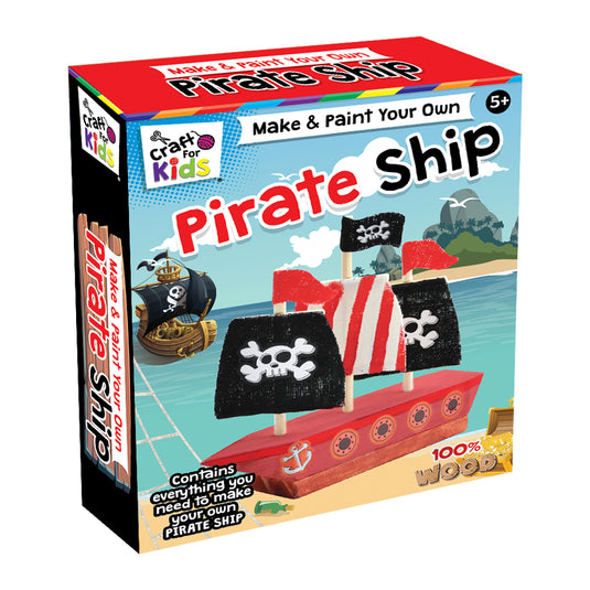 Make & Paint Your Own Pirate Ship