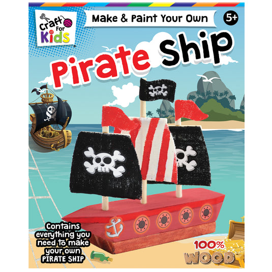 制作并涂漆您自己的海盗船