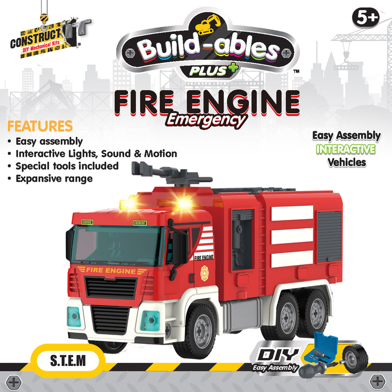 Load image into Gallery viewer, Build-ables Plus - Fire Engine Emergency
