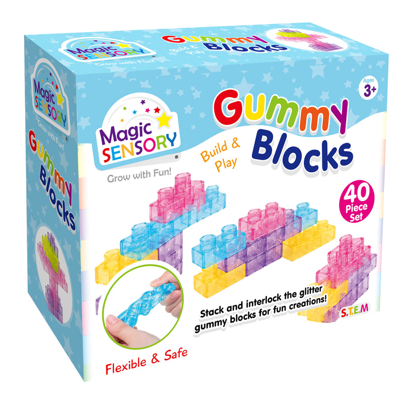 将图像加载到画廊查看器中，Gummy Blocks 40 Piece

