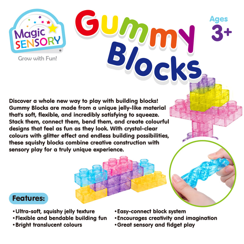 将图像加载到画廊查看器中，Gummy Blocks 40 Piece
