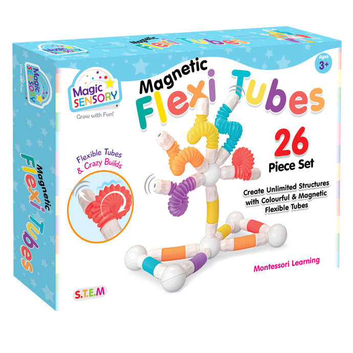 Magnetic Flexi Tubes 26 Piece Set