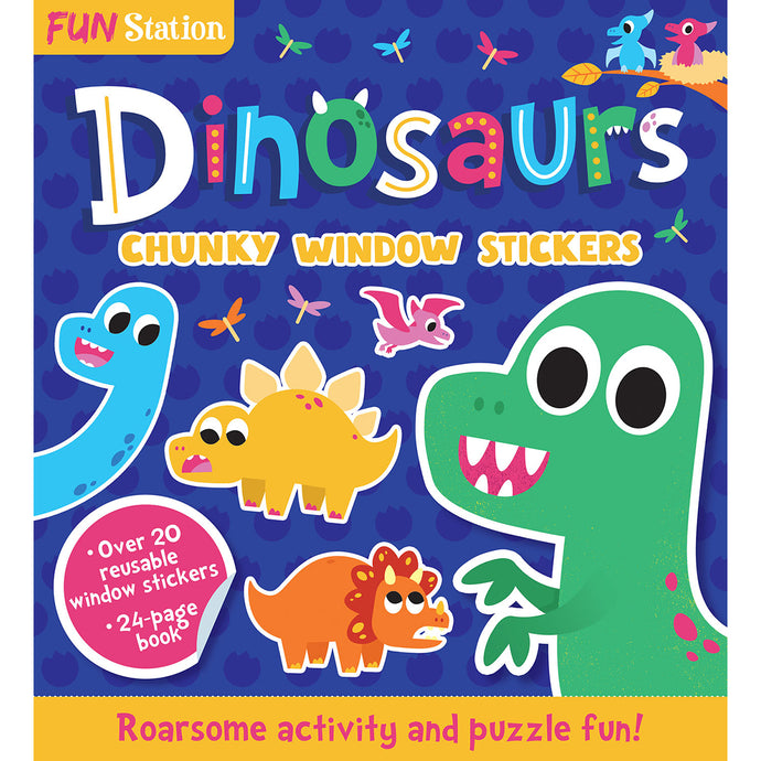 Dinosaurs Chunky Window Stickers