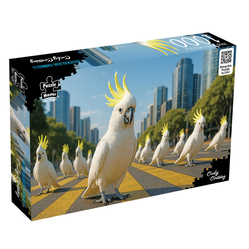 将图像加载到画廊查看器中，Cocky Crossing
