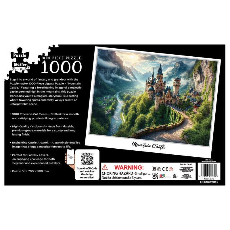 将图像加载到画廊查看器中，Mountain Castle
