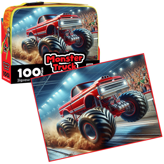 Monster Truck Jigsaw & Lunch Box Cooler