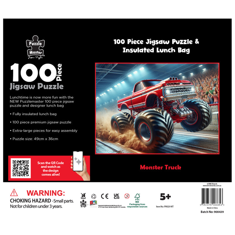 Load image into Gallery viewer, Monster Truck Jigsaw &amp; Lunch Box Cooler
