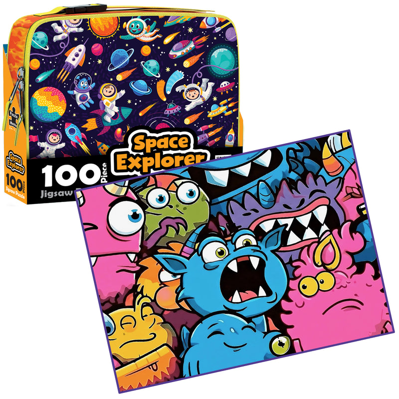 Load image into Gallery viewer, Space Explorer Jigsaw &amp; Lunch Box Cooler
