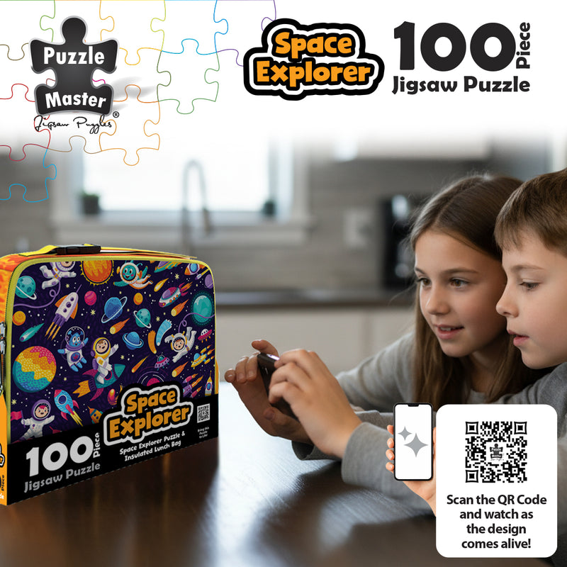 Load image into Gallery viewer, Space Explorer Jigsaw &amp; Lunch Box Cooler
