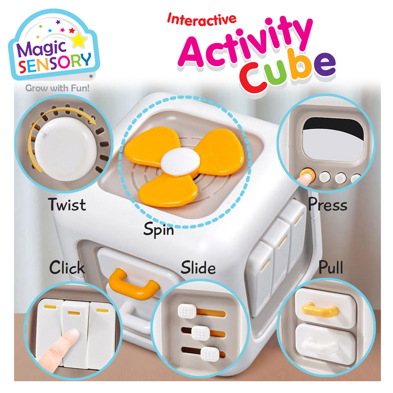 将图像加载到画廊查看器中，Interative Activity Cube 6 in 1
