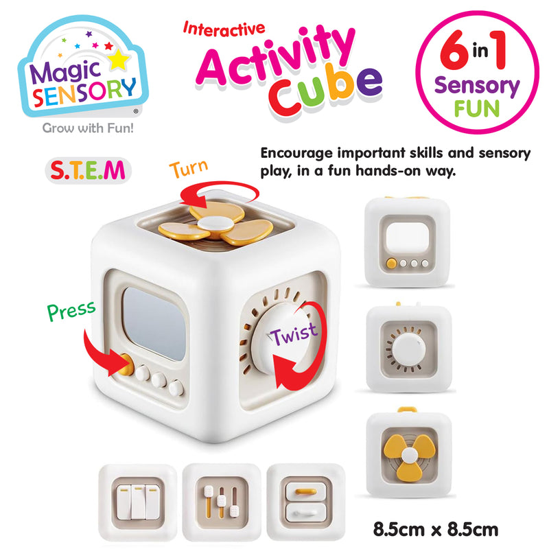 将图像加载到画廊查看器中，Interative Activity Cube 6 in 1
