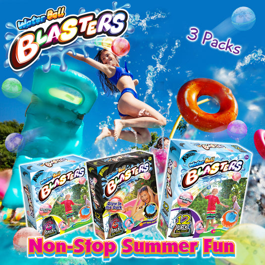 Water Ball Blasters Glow in the Dark Limited Edition 6 Pack
