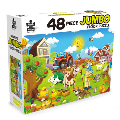 48 Piece Jumbo Floor Puzzle Farmyard Friends