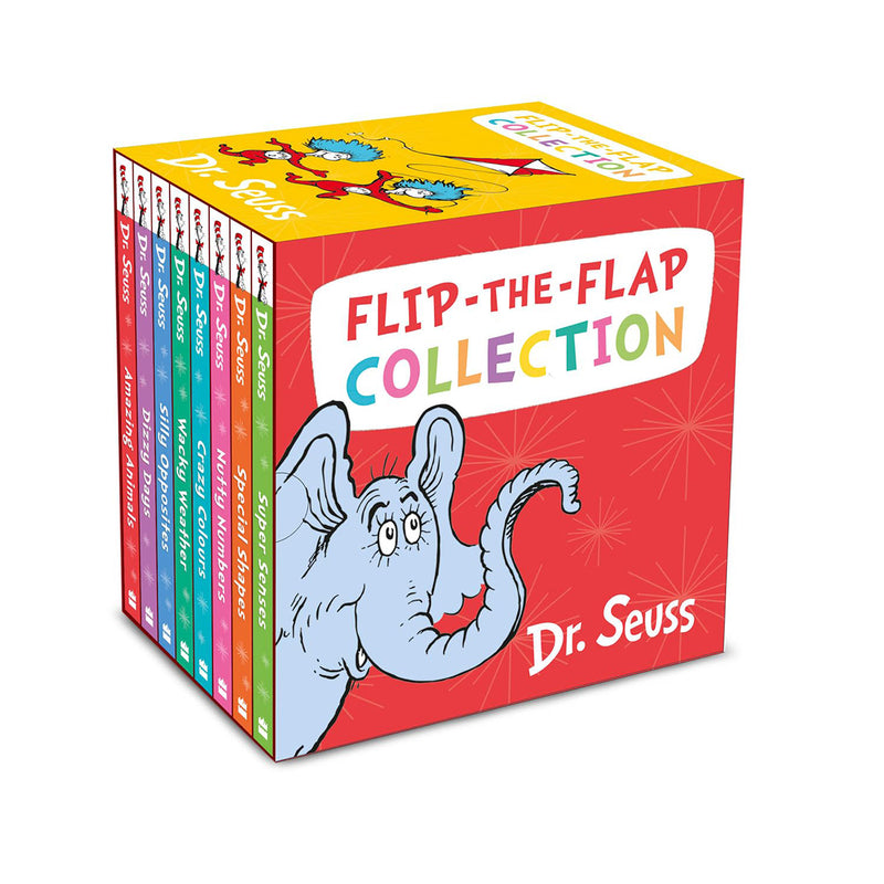 将图像加载到画廊查看器中，Dr Seuss Flip-the-Flap Complete 8-Book Collection
