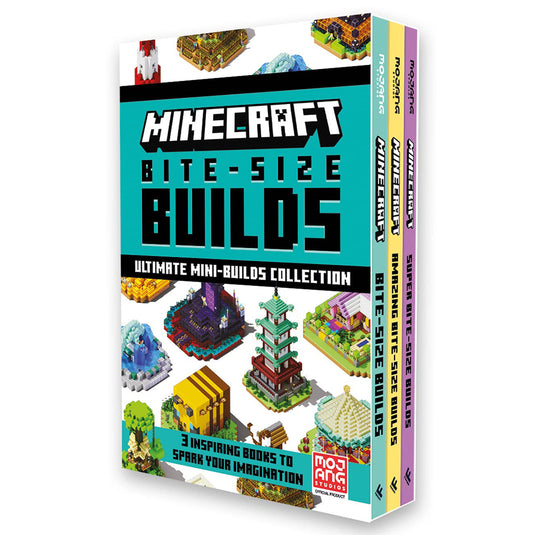 Minecraft Bite Size Builds Slipcase X 3