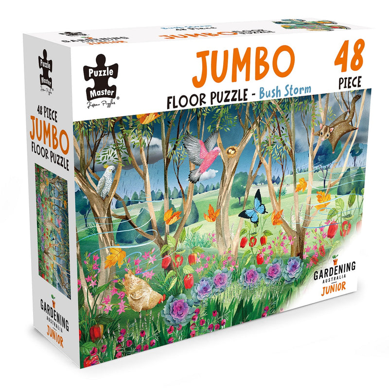 Load image into Gallery viewer, GA Jnr 48 Piece Jumbo Puzzle - Bush Storm
