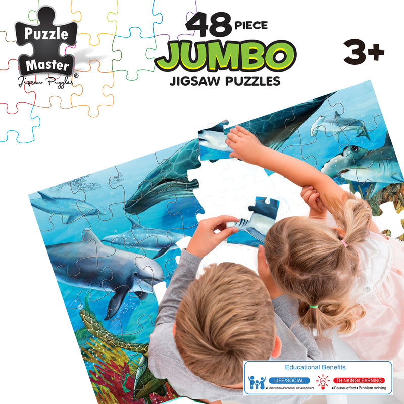 Load image into Gallery viewer, 48 Piece Jumbo Floor Puzzle Underwater World

