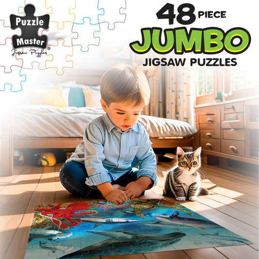 48 Piece Jumbo Floor Puzzle Underwater World