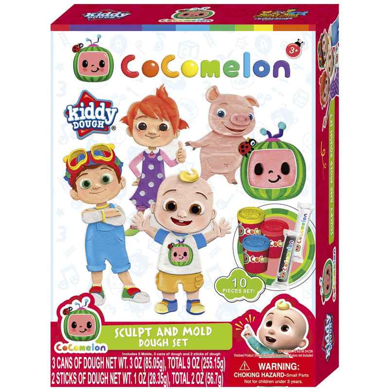 Load image into Gallery viewer, Cocomelon Kiddy Dough Molding Kit
