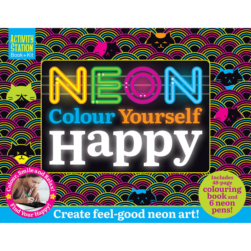 Load image into Gallery viewer, Neon Colour Yourself Happy
