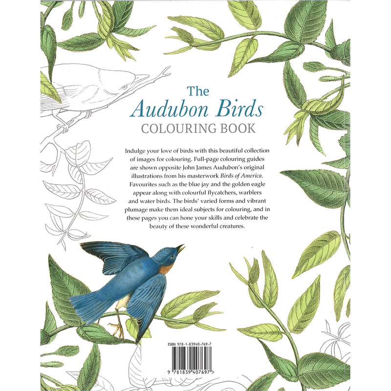 将图像加载到画廊查看器中，The Audubon Birds Colouring Book
