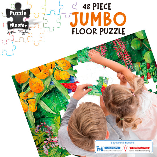 GA Jnr 48 Piece Jumbo Puzzle - Flying Fruit