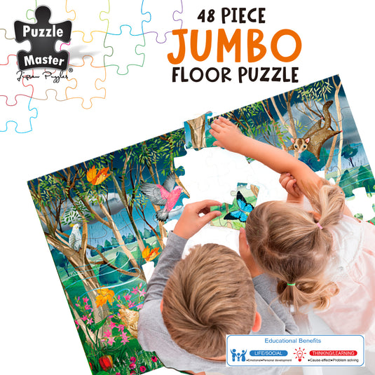 GA Jnr 48 Piece Jumbo Puzzle - Bush Storm