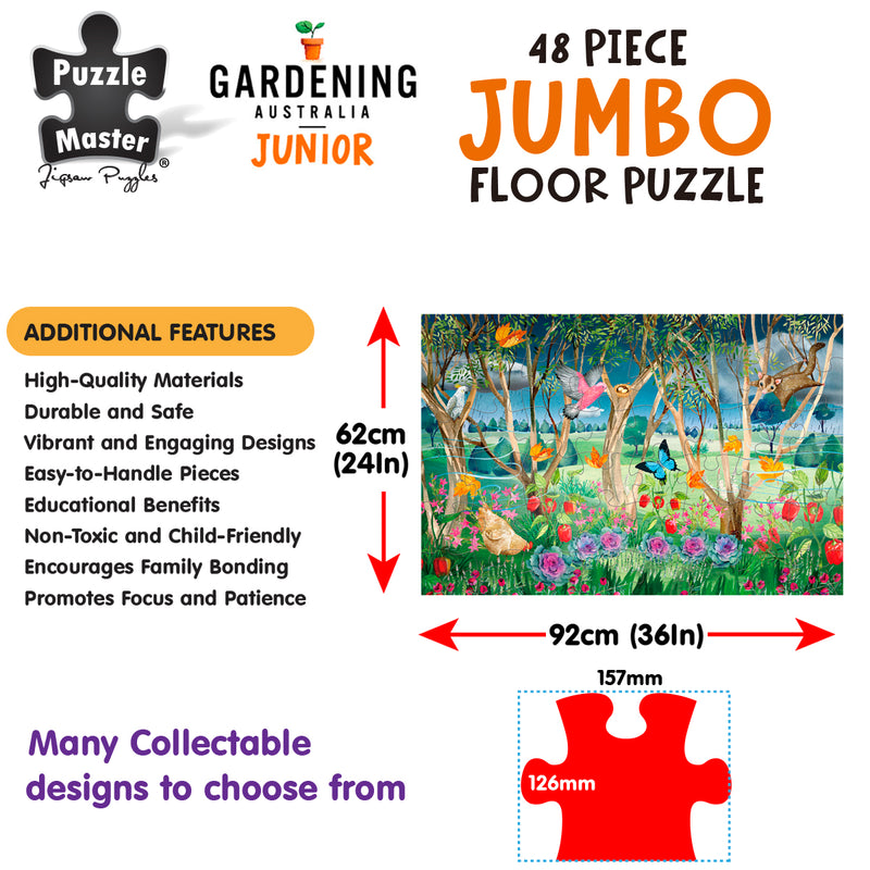 Load image into Gallery viewer, GA Jnr 48 Piece Jumbo Puzzle - Bush Storm
