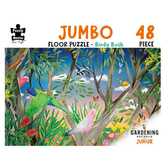 GA Jnr 48 Piece Jumbo Puzzle - Birdy Bush
