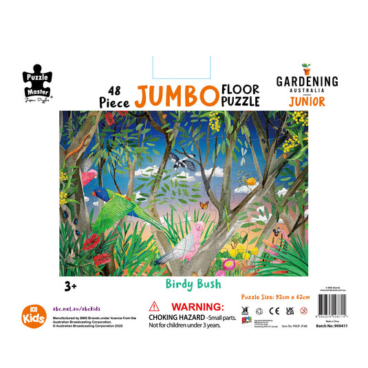 GA Jnr 48 Piece Jumbo Puzzle - Birdy Bush
