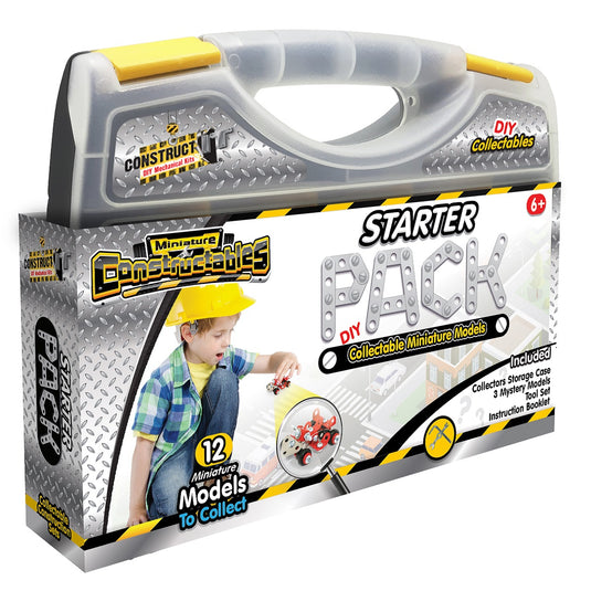 Model Pack. Shop Constructables Starter Case - DIY collectable 3 Piece Mystery Models P ...
