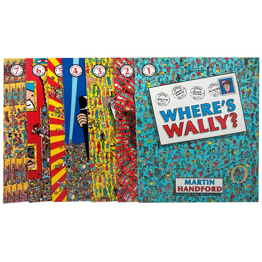 《Where's Wally》经典版 7 本书装