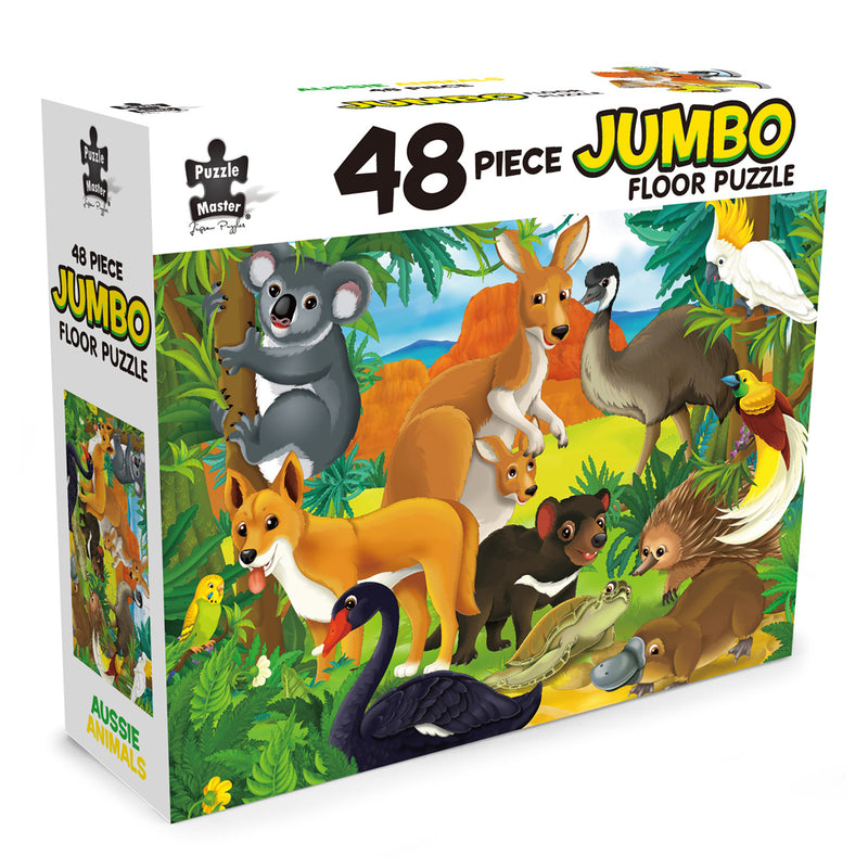 Load image into Gallery viewer, 48 Piece Jumbo Puzzles Aussie Animals
