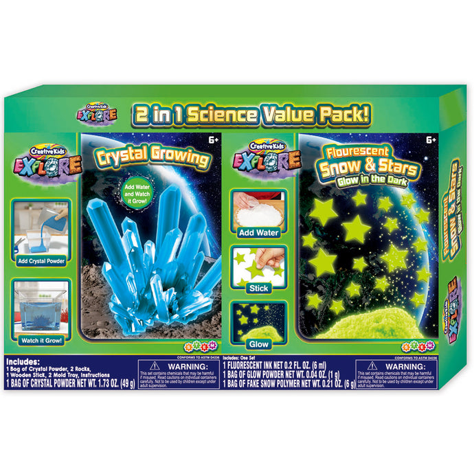 2 in 1 Science Kit Crystal Star