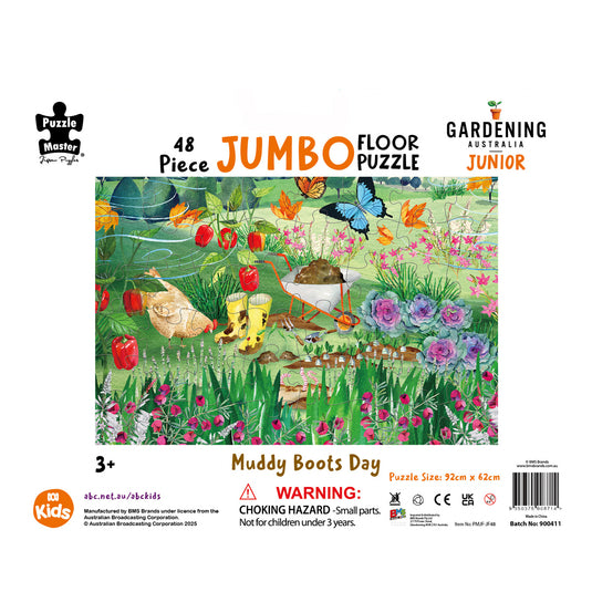 GA Jnr 48 Piece Jumbo Puzzle - Muddy Boots Day