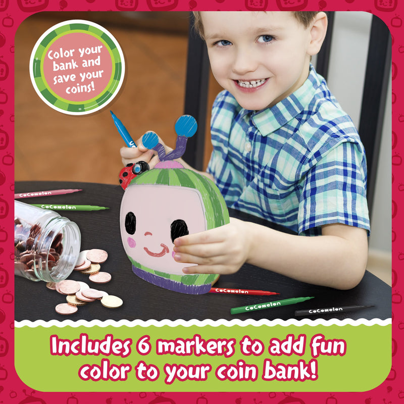 Load image into Gallery viewer, Cocomelon Paint Your Own Coin Bank
