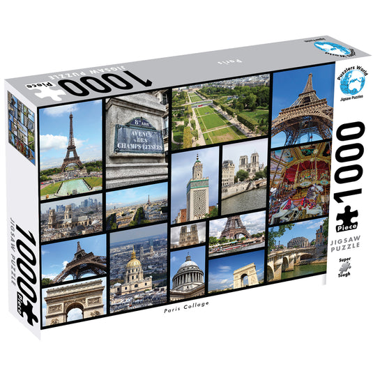 Paris Collage 1000 Piece Puzzle