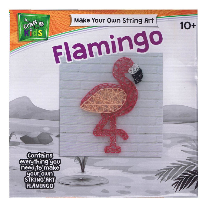 Make Your Own String Art Flamingo
