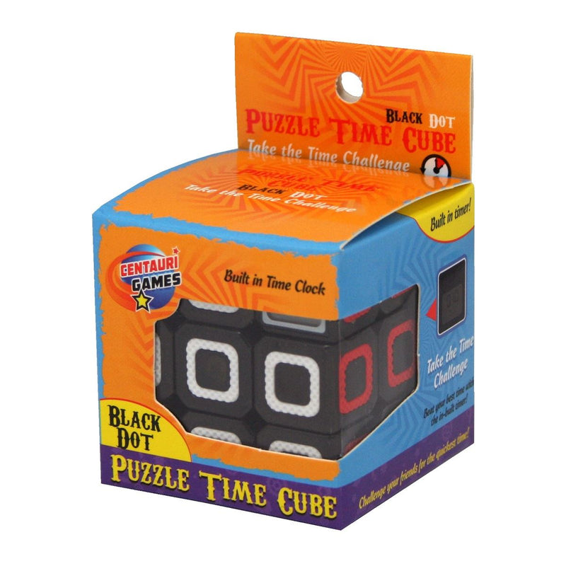 Load image into Gallery viewer, Puzzle Time Cube - Black Dot
