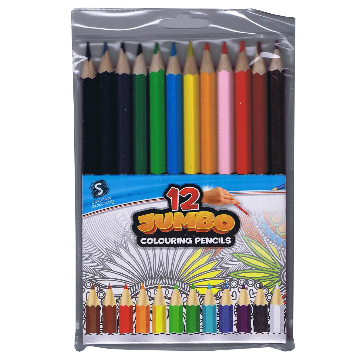 12 Jumbo Colouring Pencils – BMS Brands