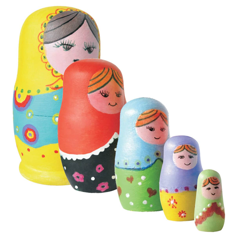 Load image into Gallery viewer, Paint Your Own Matryoshka Dolls
