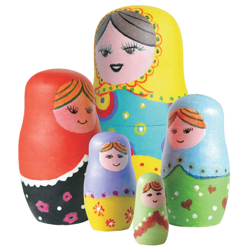 Load image into Gallery viewer, Paint Your Own Matryoshka Dolls
